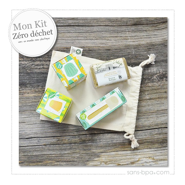 Kit beauté zéro déchet Sac