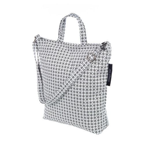 Sac besace coton Bio - BLACK & WHITE Sac besace coton Bio - BLACK & WHITE