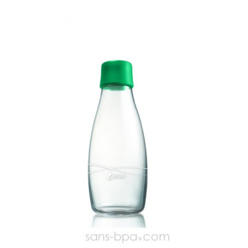 Gourde verre 300 ml GREEN