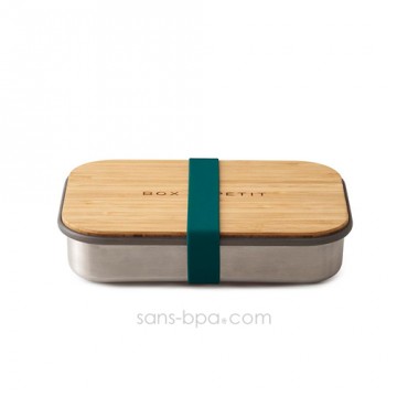 Sandwich Box - Bois & inox - 900ml - Océan