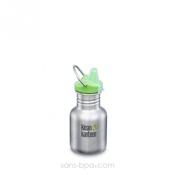 Gourde anti-fuite inox 350ml SILVER - SIPPY KID KANTEEN