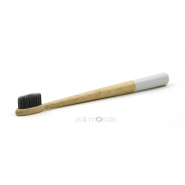 Brosse à dents bambou - RONDOCOLOR - Gris Crème