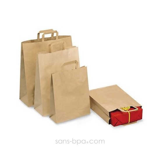 Pochette cadeau kraft 22 x 29