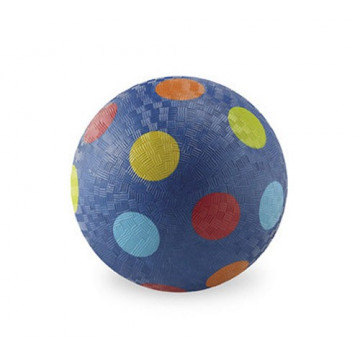 Ballon 18 cm Bleu multi-pois de Crocodile Creek