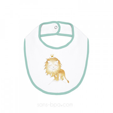 Bavoir coton BIO - LION