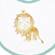 Bavoir coton BIO - LION