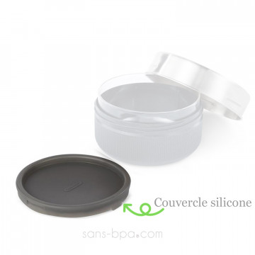 Couvercle silicone de rechange pour boite repas Bowl & Case - Large 750ml - Black & Blum