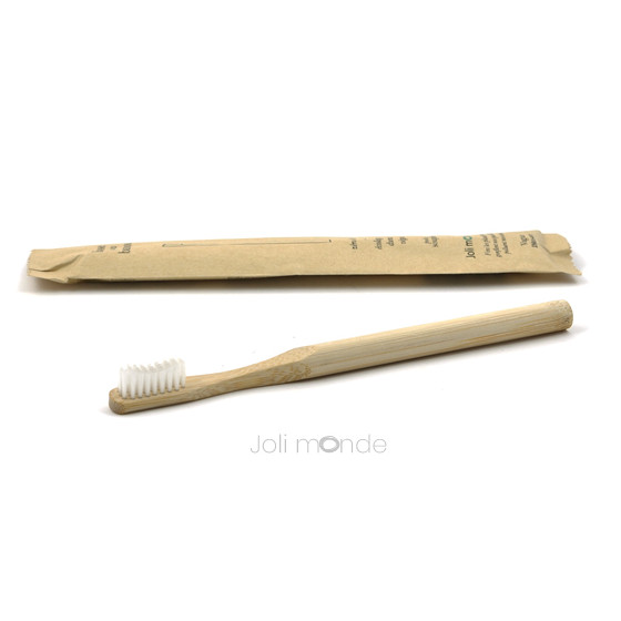 Brosse à dents bambou - New Vague - Poils souples