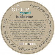 Gourde inox 750 ml - La GLOUP isotherme