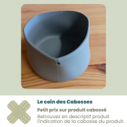 Cabosse - Base anti-choc silicone - Grise - EQUA