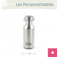 Gourde personnalisable 100% inox 600 ml - La GLOUP - JOLI MONDE