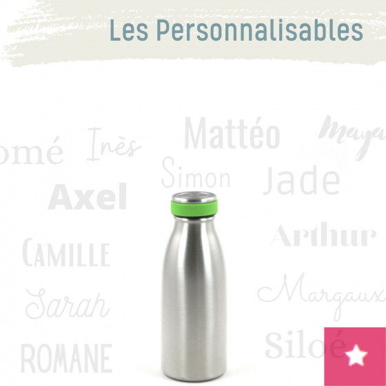 Gourde isotherme personnalisée/collection Gabin/bouteille