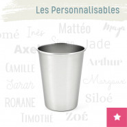 La Timbale personnalisable inox 350 ml - Coeur - JOLI MONDE