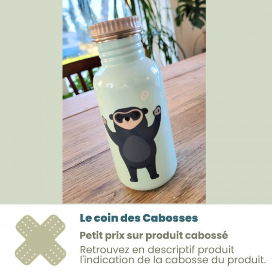 Cabosse - Gourde inox 500 ml - Ourson pêche - Blafre