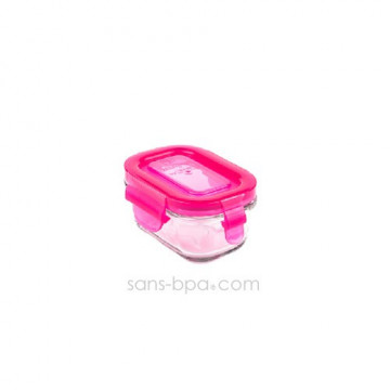 Contenant verre Wean Tub150ml - Framboise