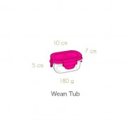 Contenant verre Wean Tub150ml - Carotte