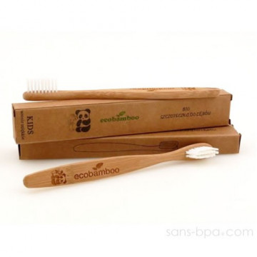 Brosse à dents KIDS 100% biodégradable - Eco Bamboo